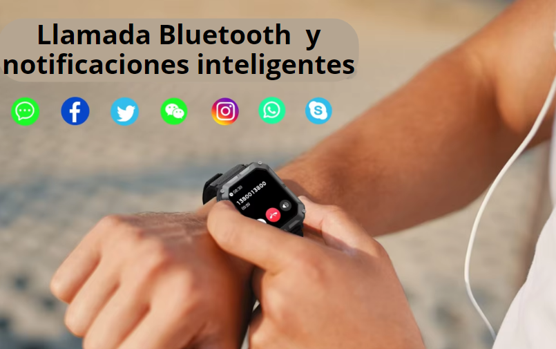 Smart watch C20 Pro para hombres con asistente de voz, llamada Bluetooth,para negocios, deportes y estar al aire libre, IP68 impermeable para Android e iOS